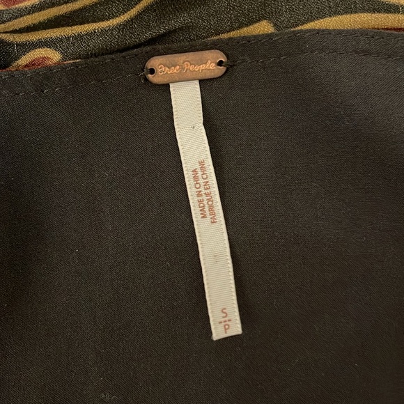 Free People Printed Wrap Maxi Dress size small/P - Picture 10 of 10